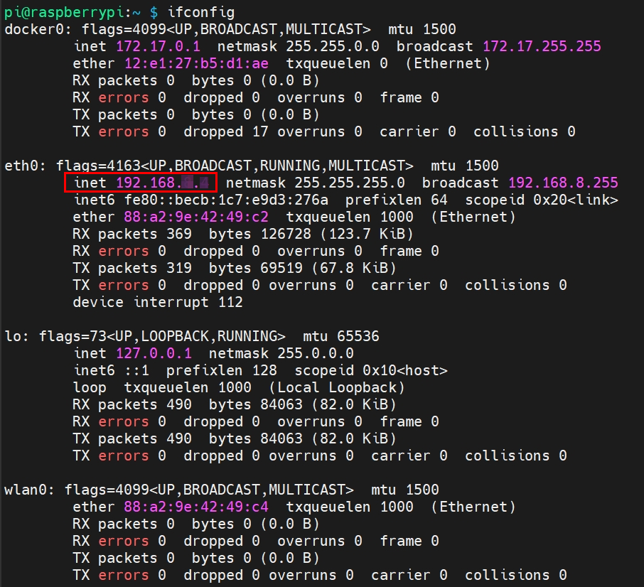ifconfig